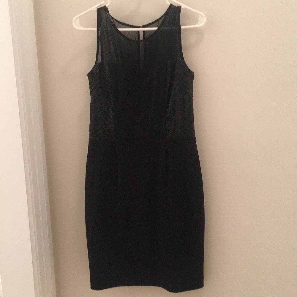 LBD sequin and sheer